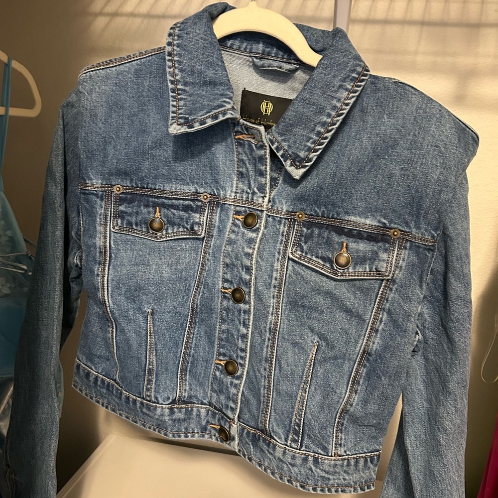 Denim jacket by house of Harlow 1960 XS